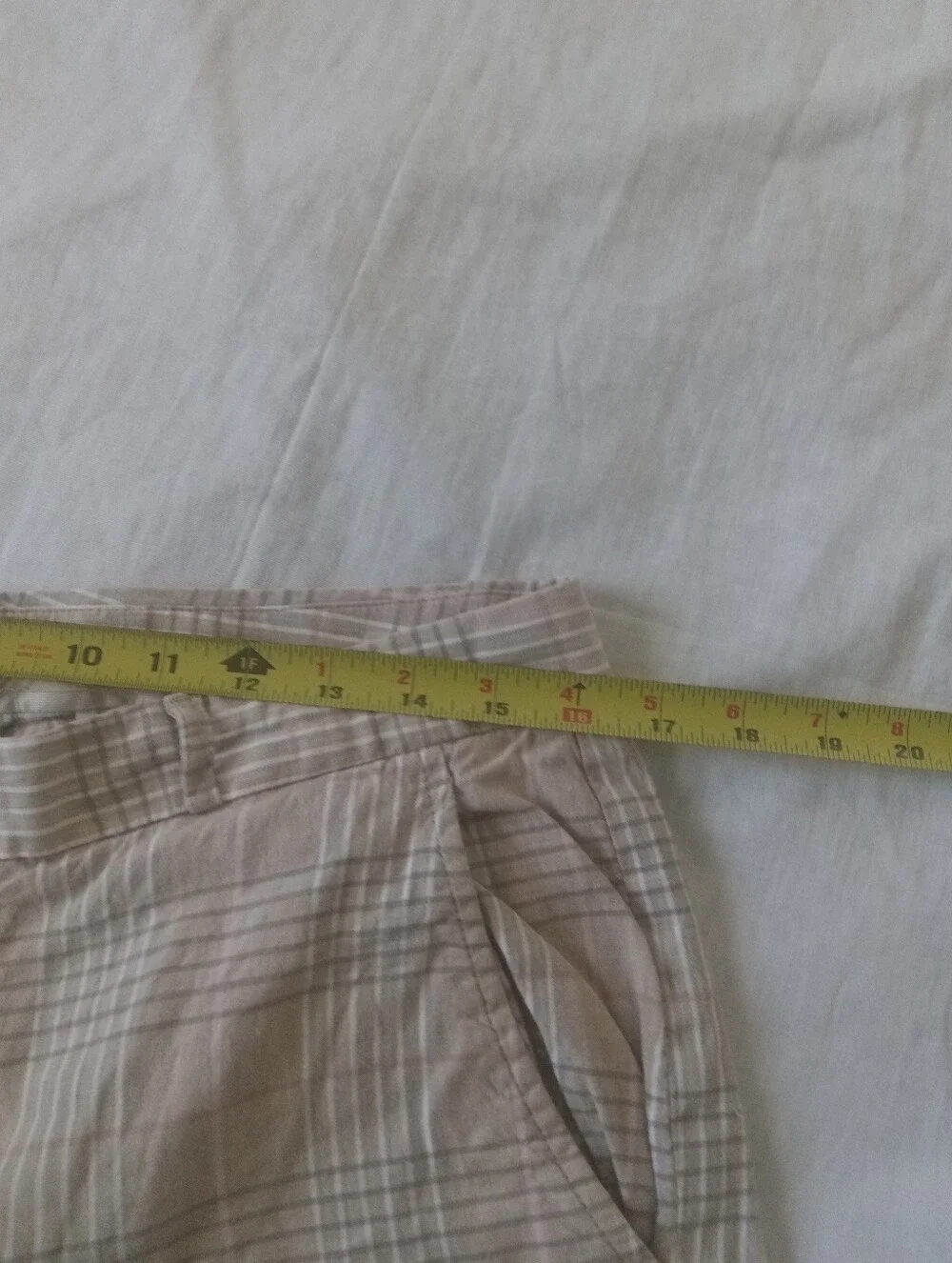 Banana Republic Women's Beige Plaid Avery Pants